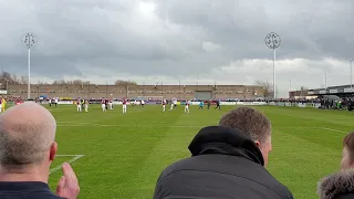 Dirty Old Town-FC United fans at South Shields