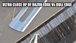 What Does a Razor Sharp Edge Look Like ULTRA Close up?