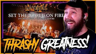 LOVEBITES / Set The World On Fire LIVE from "Ride For Vengeance Tour 2021" | Reaction / First Listen