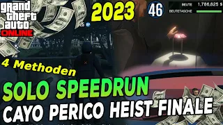 Cayo Perico SOLO Heist ELITE Finale SPEEDRUN nach Drug Wars Nerf. [2023] | Gta 5 Online