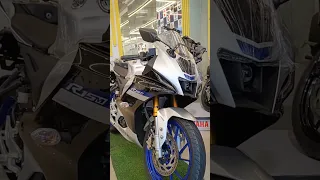 New Yamaha R15M V4 2023 Silver Colour #shorts #r15m #r15v4 #yamahar15v4 #viral #bikecity