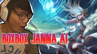 Boxbox has taught an AI to play Janna support and his AI gets Double Kill