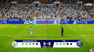 PES 2022 | Manchester City vs PSG | Penalty Shootout | Semi Final UEFA Champions League UCL Gameplay