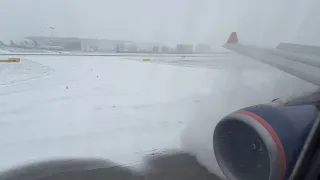 Aeroflot • Airbus A330-343X • RA-73788 • Hard Landing at Pulkovo Airport in a Snowstorm