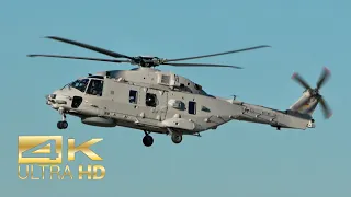 (4K) NH90 NTH Sea Lion Marine German NAVY 79+68 arrival at Manching Airport IGS ETSI