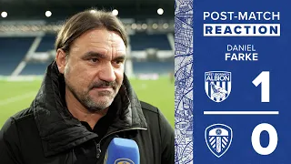 Daniel Farke reaction | WBA 1-0 Leeds United | EFL Championship