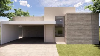 La CASA IDEAL para el FUTURO l LA MEJOR CASA MINIMALISTA DE UNA PLANTA CON PISCINA