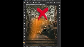 Add sunlight to your picture in photoshop #shorts