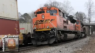 [7u][4k] Railfanning the Norfolk Southern Atlanta North End, Austell & Mableton, GA 01/09/2021