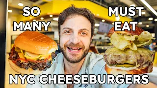 9 MORE MUST EAT NYC Cheeseburgers! | Jeremy Jacobowitz