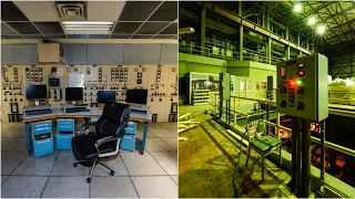 Inside Abandoned Power Plant Control Room & Turbine Hall