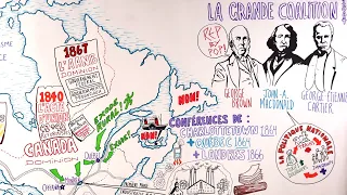 Histoire du Québec Canada: 1840 à 1896 (chapitre 1 du 4e secondaire)