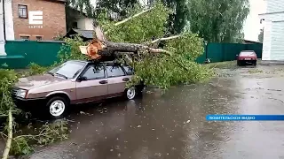 На Енисейск и Лесосибирск обрушился ураган