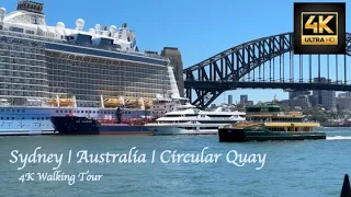 Sydney | Australia | Circular Quay | Walking tour | 4K 60 fps