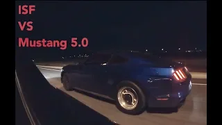 LEXUS ISF V8 VS MUSTANG GT 5.0 BOLT ON’S