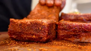 Chad Mendes Makes American Almond Beef SHORT RIBS | [6+ Hours on the Traeger]