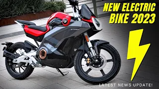 10 All-New Electric Urban Motorcycles w/ Top Speeds above 60 MPH