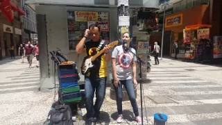 Willian Lee & Chris Sykes- Sweet Child O'mine (Guns 'n' Roses Cover centro São Paulo)