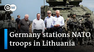 Germany to permanently station additional combat troops in Lithuania | DW News