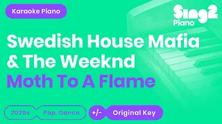 Swedish House Mafia, The Weeknd - Moth To A Flame (Karaoke Piano)