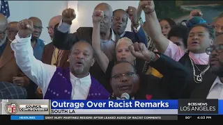 Local activists express outrage over racist remarks from LA City Councilmembers