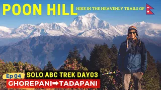 Beautiful Mountain View at GHOREPANI POON HILL | Ghorepani to Tadapani
