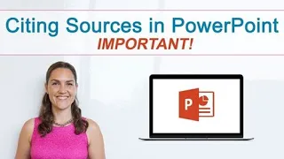 How to cite sources in PowerPoint | It's important