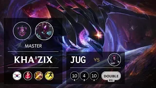 Kha'Zix Jungle vs Elise - KR Master Patch 10.1