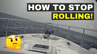 Do boat STABILIZERS actually work? Watch our test WITH & WITHOUT them to find out! [MV FREEDOM]