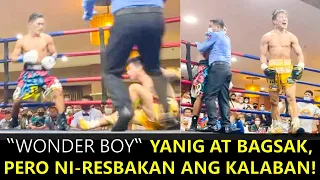 WONDER BOY NAGULAT SA LAKAS NG KALABAN BAGSAK! PERO NI-RESBAKAN.