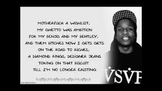 A$AP ROCKY - Long Live A$AP "Official lyrics"