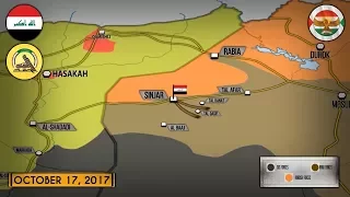 17 октября 2017. Военная обстановка в Сирии и Ираке. США воздержались от поддержки курдов в Ираке.