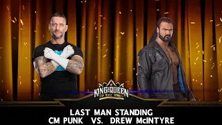 CM Punk vs Drew McIntyre | WWE 2K24 King & Queen of the Ring | Last Man Standing Match