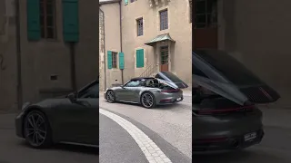 Targa Roof Opening 🔥 Porsche 911 Targa 4s 992