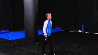 Evgenia Medvedeva -  backstage before LP Worlds 2016