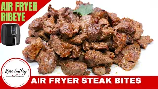 Air Fryer Steak Bites | Air Fryer Ribeye Recipe