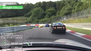 Nurburgring cruising lap with a 991 GT3 and Ferrari 488