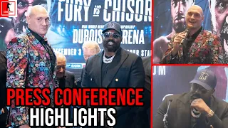 Tyson Fury Vs Derek Chisora 3 Press Conference HIGHLIGHTS | Face Off
