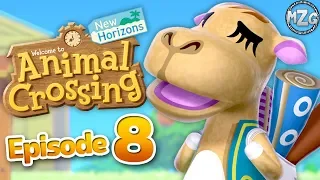 Animal Crossing: New Horizons Gameplay Walkthrough Part 8 - Meeting Saharah! Museum Opening!