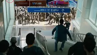 Deadly Scene of the movie Train to Busan (horror zombie movies scene)