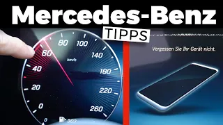 NIE mehr zu schnell fahren I Mercedes-Benz Tipps