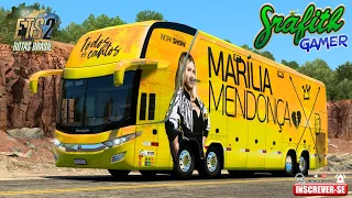 🟢🔴EX ÔNIBUS DA MARILIA MENDONÇA LEVANDO SERTANEJOS PRO SHOW🔴🟢