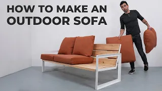 How to make an OUTDOOR SOFA