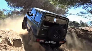 2022 Jimny vs Defender 90 off-road challenge