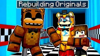 Fixing the Original FNAF Characters In Minecraft Security Breach