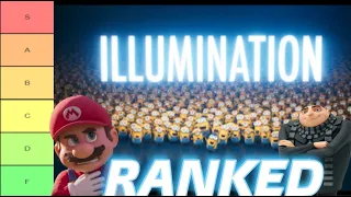 ALL 13 ILLUMINATION MOVIES RANKED!(w/ Super Mario Bros) |Tier List|