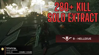 SOLO Aggressive Helldivers 2 Mission (MAX DIFFICULTY) - Ft. The Mandalorian Build with 280+ Kills