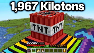 I Made the LARGEST EVER Explosion in Minecraft