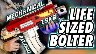 Who Wants NERF BOLTERS now? 3D-Printed WARHAMMER 40K Bolt Rifle