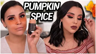 Pumpkin Spice Makeup Tutorial Using New Products!